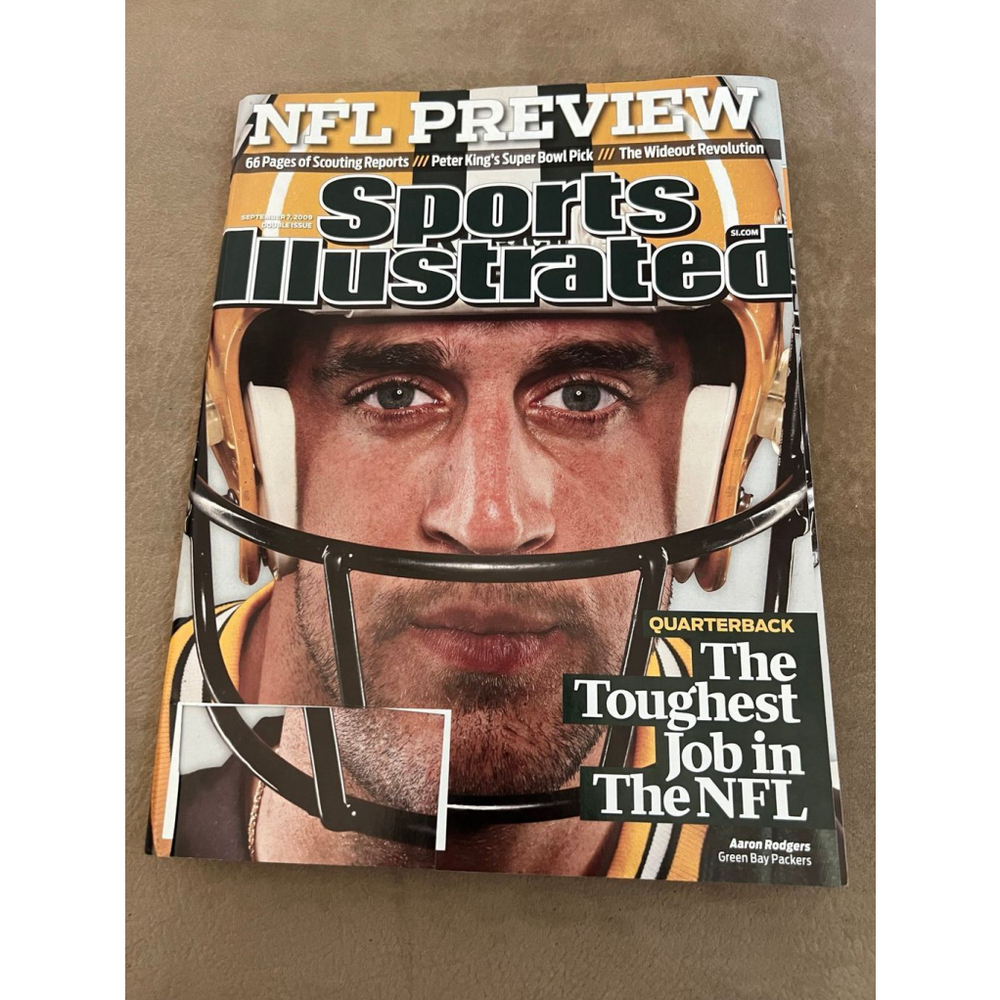Sports Illustrated September 7 2009 NFL Preview Aaron Rodgers Green Bay Packers